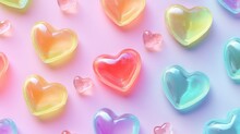 Translucent Hearts Pattern Free Stock Photo - Public Domain Pictures