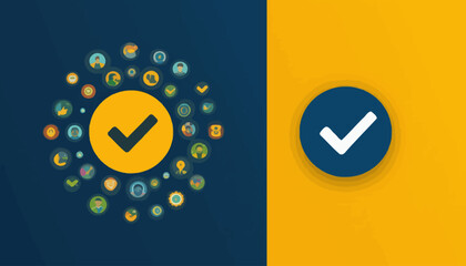 Checkmark and success icon
