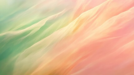 Poster - Soft, flowing fabric with pastel color tones.