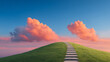 © kiet - Stairway Leading Up To Sky At Sunrise - Resurrection And Entrance Of Heaven 39491399 1