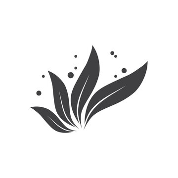 Stylized Feathers logo vector and symbol