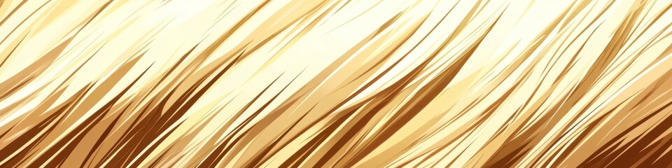 Poster - Vibrant Yellow Abstract Vector Art with Layered Brush Strokes and Golden Accents for Modern Designs