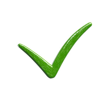 Green Checkmark on transparent background