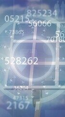 Poster - Animation of financial data processing over solar panel