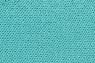 Poster - Creative uses for knitted blue and turquoise fabric textures and patterns
