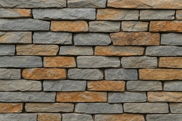 Poster - Design Pattern for Decorative Slate Stone Wall Surface