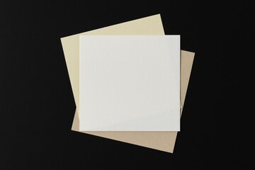 Poster - Three-tiered paper currency notes against a dark backdrop
