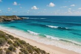 Scenic ocean landscape seen from a remote island off the southwestern coast