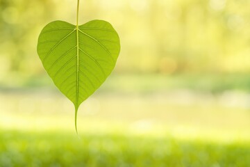 Aufkleber - Light background featuring a pho leaf