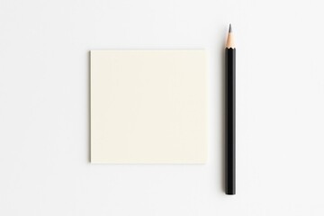 Poster - Sketching with a pencil on a plain white surface