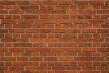 Poster - Vintage crimson brick wall scene