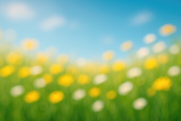 Poster - Warm season scene with soft focus and a gentle background blur
