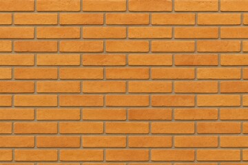 Poster - Orange brick wall construction