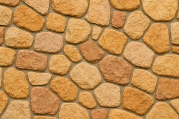 Poster - Unique stone wall backdrop with an unusual design
