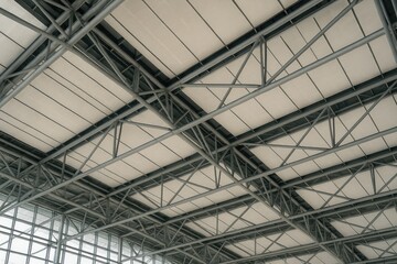 Poster - Airport architecture: Structural design of ceilings and frameworks