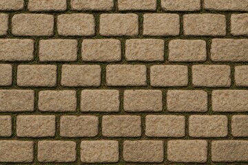 Poster - Retro stone pathway surface for backdrop