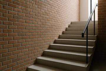 Poster - Indoor staircase remaining within the structure