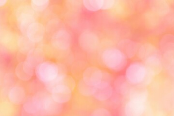 Wall Mural - soft pink and sweet bokeh with a natural forest backdrop
