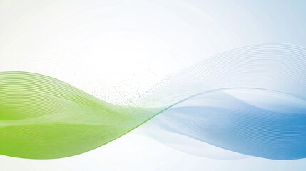 Poster - Abstract design with flowing lines and soft colors.