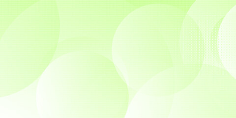 Leinwandbilder - Minimalist soft Abstract Background in Gradient green and white Tones with Circles. Circle effect style geometric, abstract background.