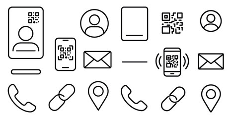 Poster - Collection of icons for various devices and services, including a phone, a camera, a computer, a tablet, a keyboard, a mouse, a cell phone, a laptop, a smart watch, a smart speaker, a smart TV, a sm