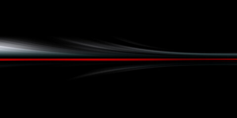 Fototapete -  Gray and red speed abstract technology background
