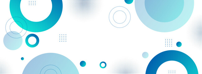 Leinwandbilder - geometric banner background blue and green gradient .abstract memphis.simple design. abstract memphis.simple design. vector eps 10