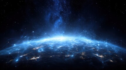 Poster - Global network connecting the earth