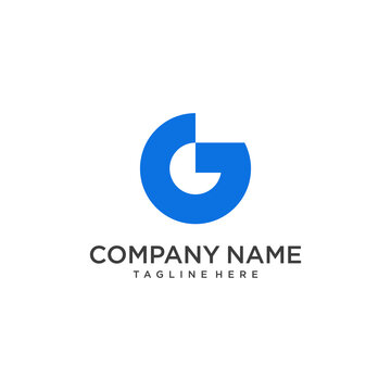 vector logo icon initial G