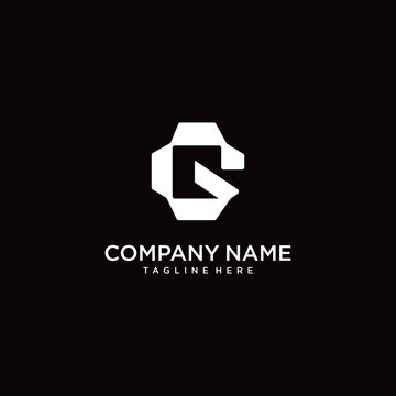 vector logo icon initial G