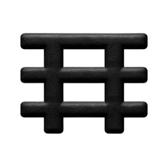 Fototapete - Black textured geometric design featuring horizontal and vertical lines creating a modern and minimalistic pattern