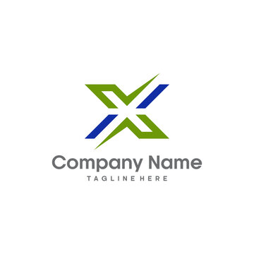 vector logo icon initial X