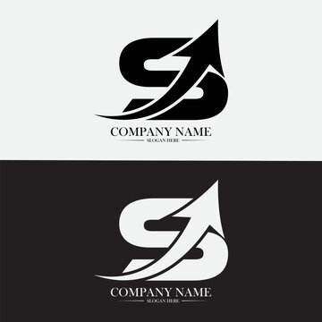 Finance Logo With S Letter Concept Marketing and Financial Business Logo With Growth Arrow