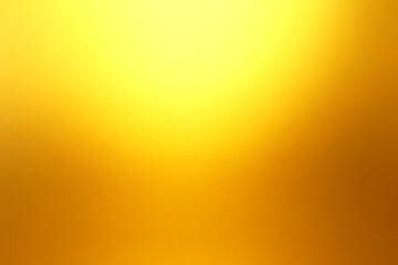 Aufkleber - Gradient background of bright yellow and gold colors with soft blurred light and smooth transitions creating a warm glow