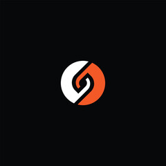 Poster - Modern Circular Interlocking  Letter S or SG Optical Eye Monogram, BG Circle logo or Number 69 logo. 