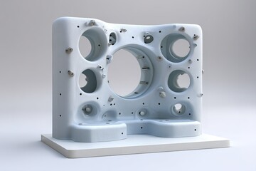 Poster - Innovative design of a mechanical component showcasing intricate features and precise engineering for advanced applications
