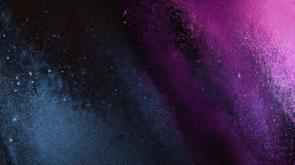 Poster - Purple blue black abstract background, dark grainy noise texture poster header cover wallpaper banner backdrop design Stock Illustration