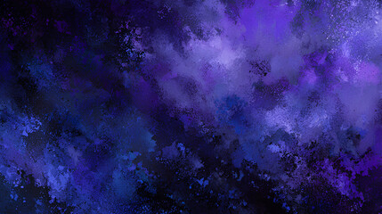 Poster - Purple blue black abstract background, dark grainy noise texture poster header cover wallpaper banner backdrop design Stock Illustration