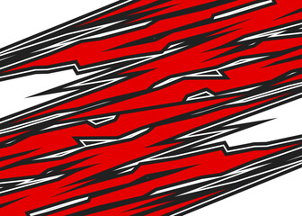 Aufkleber - Abstract background with seamless sharp and slash line pattern. Raw scratch pattern