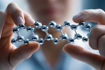Poster - Exploring molecular structures in a lab during a scientific research activity