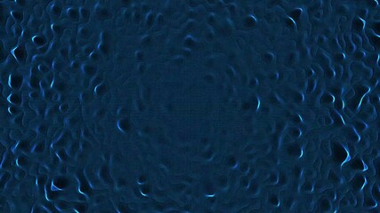 Poster - Abstract digital blue wavy background. Futuristic wave technology on white background