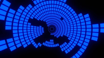 Flashing Squares Abstract Background Loop.A captivating abstract background video featuring an array of vibrant squares randomly flashing and animating in a dynamic pattern. This seamless loop footage