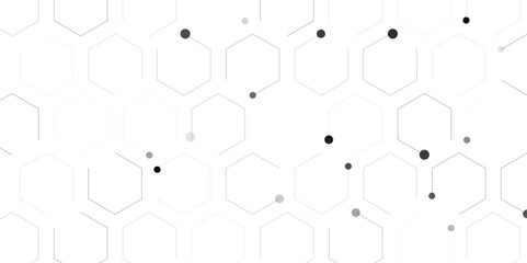 Poster - Vector banner design. Hexagons pattern. Geometric abstract background with simple hexagonal elements.