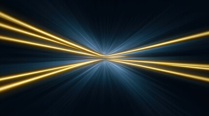 Fototapete - Futuristic Abstract Background with Dynamic Light Rays and Lines