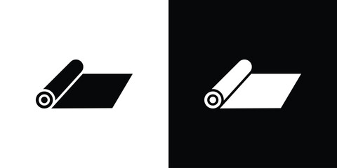 Aluminum foil icon symbol. Simple, flat design for web and mobile app