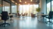 © Alex Pios - A blurred virtual background of a modern office, creating a professional and subtle corporate look.