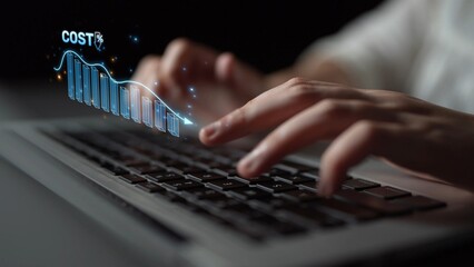 Poster - Cost reduction and cost saving through digital transformation, business cost optimization, operational cost reduction, financial savings, and resource efficiency strategies for business success. Muxer