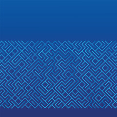 Fototapete - Blue abstract background. Geometric lines pattern. Modern shiny blue gradient lines. Futuristic technology graphic design. Suit for business, cover, header, wallpaper, corporate, website, flyer