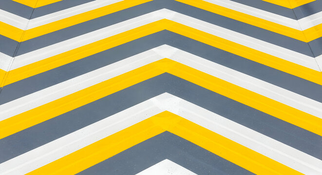Abstract Chevron Pattern In Yellow White And Gray Colors Graphic Background
