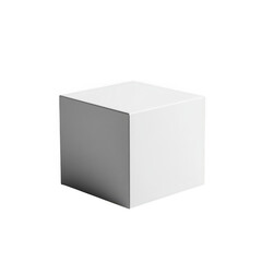 Wall Mural - Geometric cube isolated on transparent background